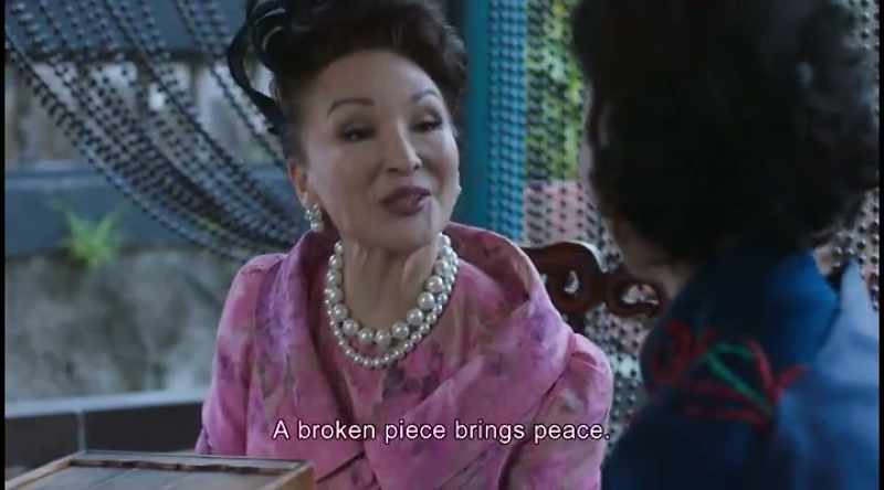 A broken piece brings peace