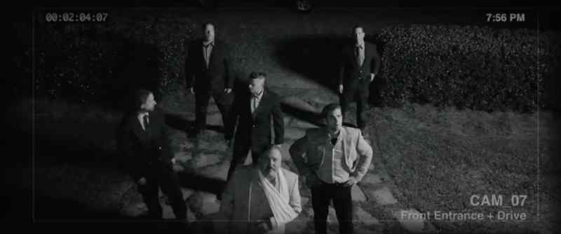 A bunch of serious looking assholes
