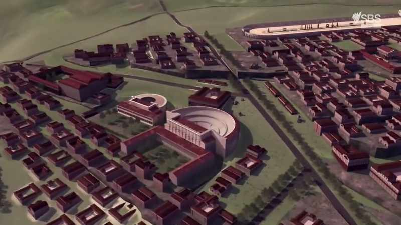 A city that would establish itself as a showcase for Rome abroad