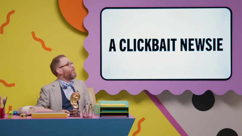 A clickbait newsie