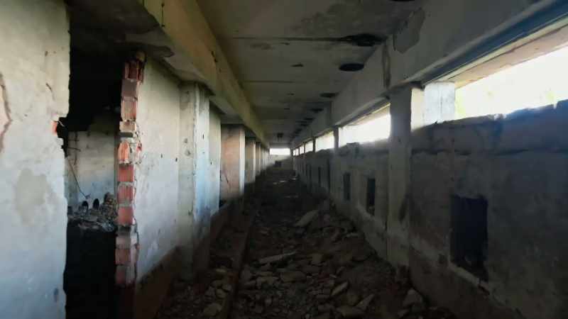 A complex of ruins