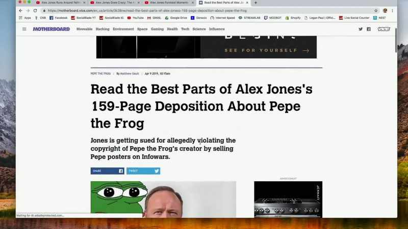 A conspiracy frog named Pepe
