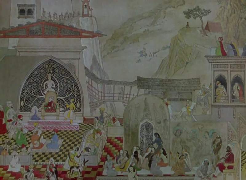 A convent in this house
