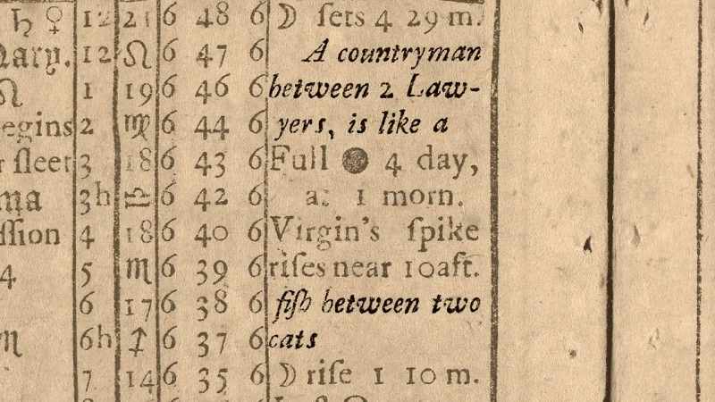 A countryman between two lawyers