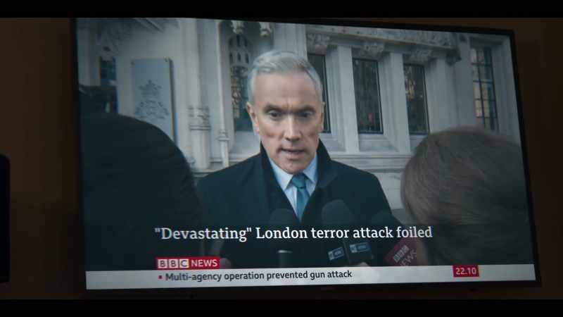a devastating machine gun attack on the streets of London