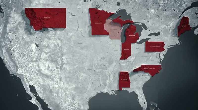 A dozen or so states would turn into Republican hands