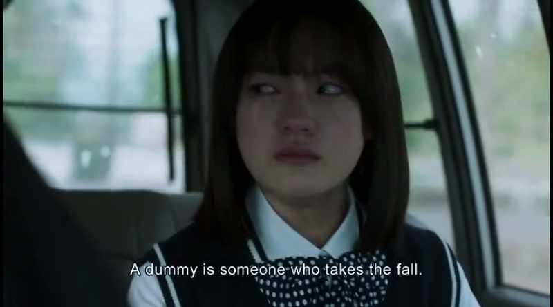 A dummy is someone who takes the fall