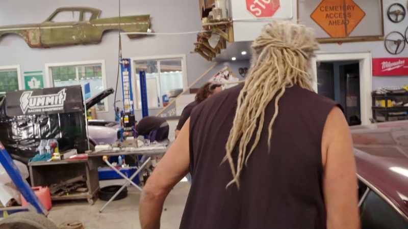 A few days later, back at Rust Bros