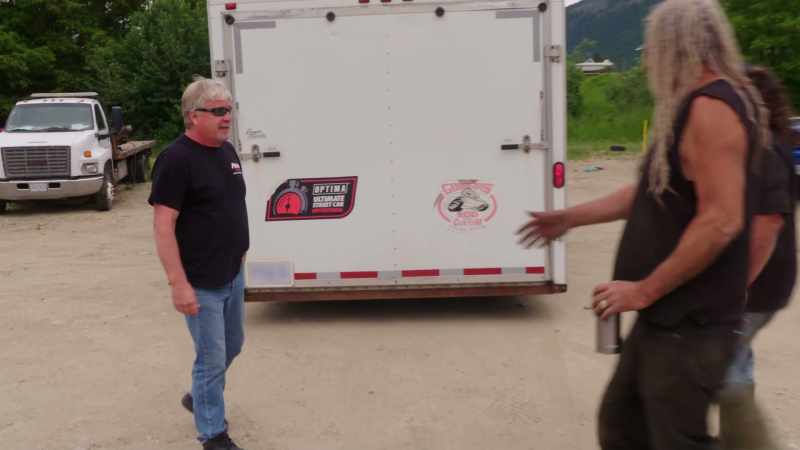 A few hours later, Mike has a surprise visitor