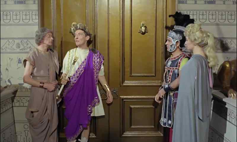 A fine way for an emperor to arrive, I must say