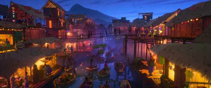 A floating market famous for fast deals
