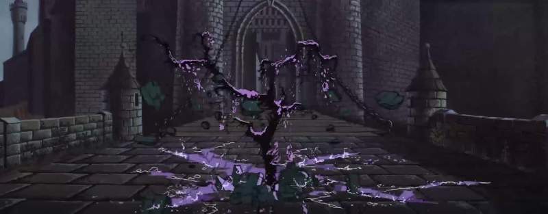 A forest of thorns shall be his tomb