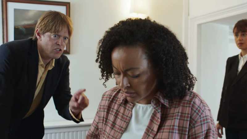 A furious Christopher just told her