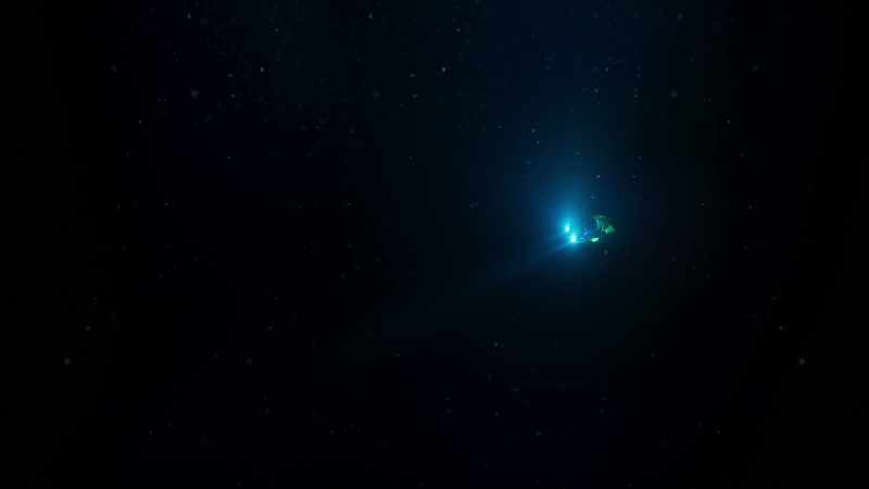 A giant black void