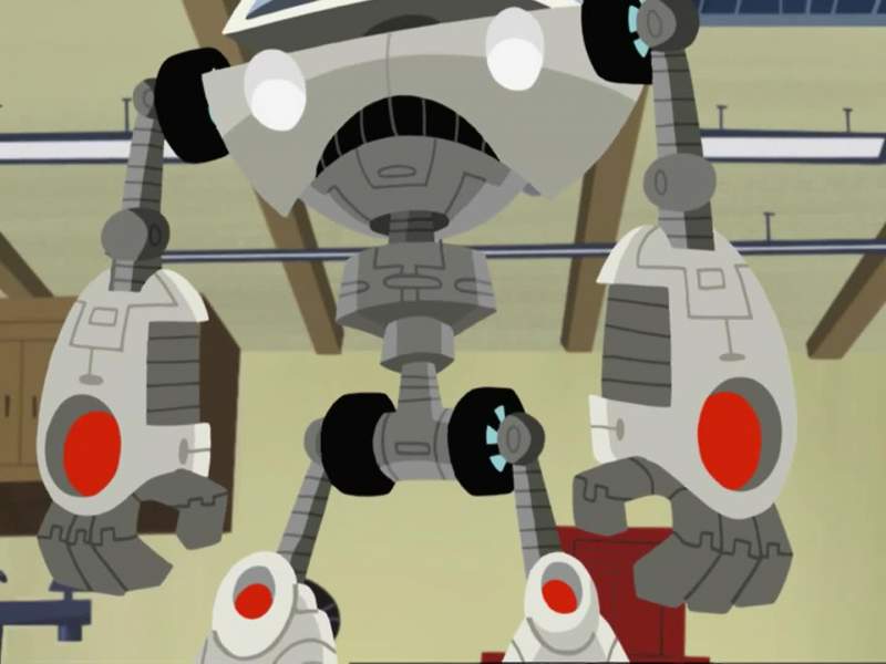A GIANT FIGHTING ROBOT