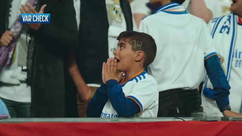 A goal just before the halftime break