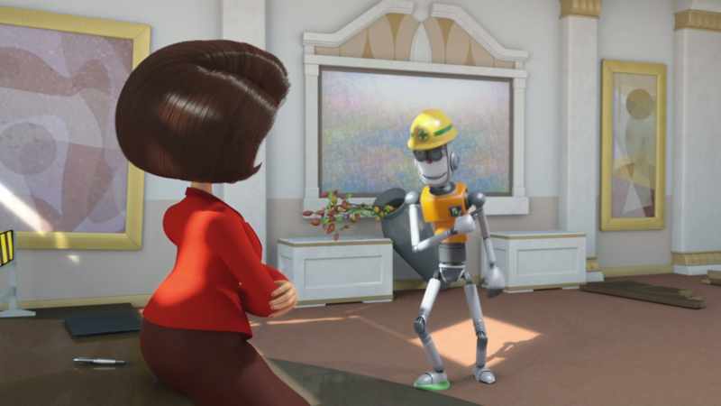 A guy who lives with robots can't be all that bad! Ha-ha!