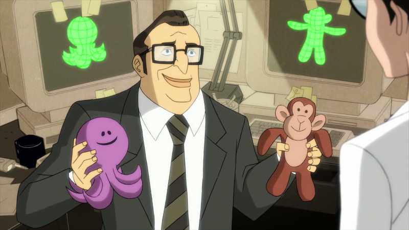 A half-monkey, half-octopus