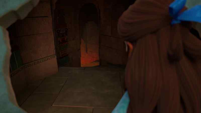 A hidden ruin, right here in the palace?!