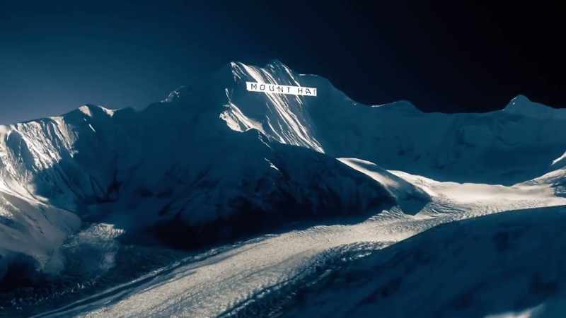 A joint alien military base within Mount Hayes?