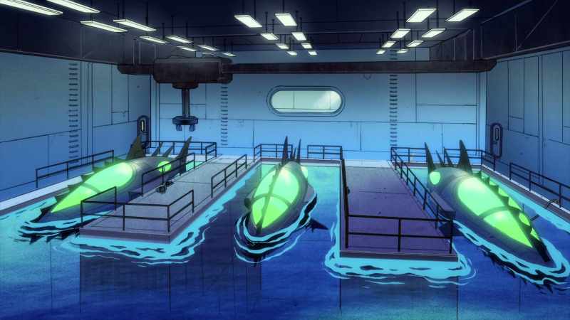 A kryptonite-powered submarine