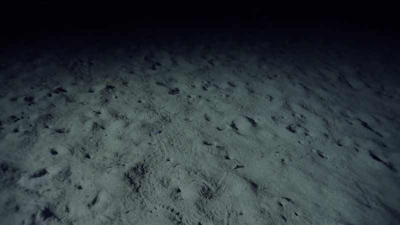 A layer of mud. In places, a mile thick