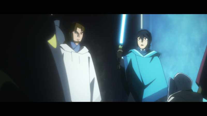 A lightsaber. A real lightsaber