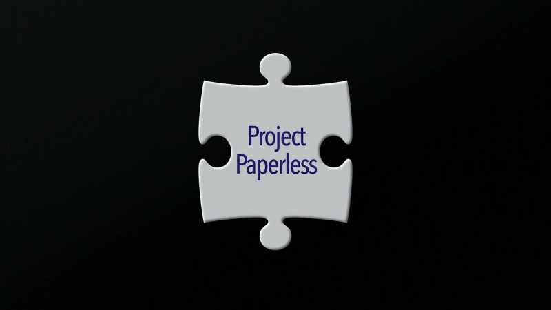 A LITTLE MORE RESEARCH FOUND THAT PROJECT PAPERLESS