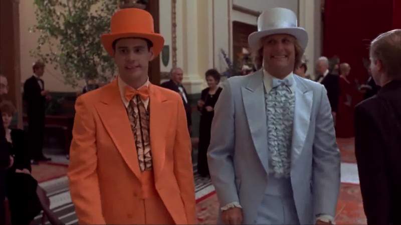 All we gotta dois show a little class a little sophisticationand we're in like a dirty shirtThat's no problem Lloyd We can be classy and sophisticoh look at the funbags on that hosehoundI'd like to