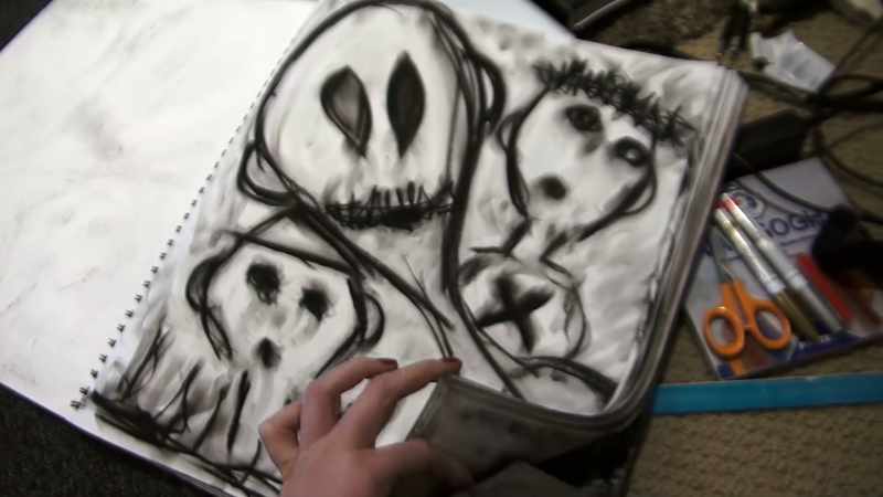 A lot of this was done in black at first