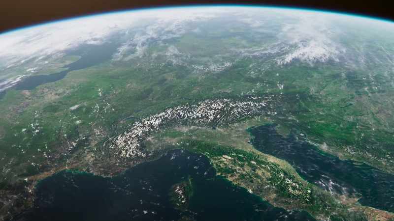 A mountain range spanning 750 miles across eight countries