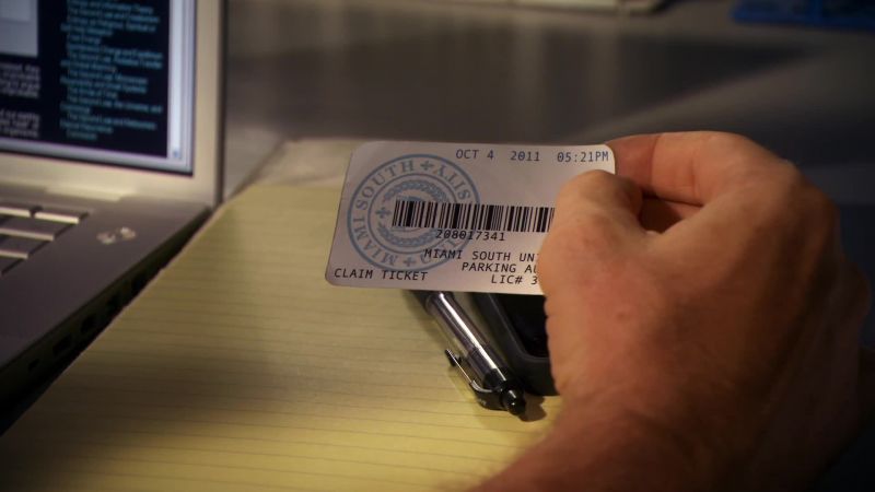 A parking pass