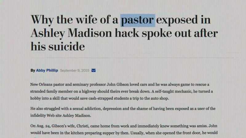 A pastor in New Orleans specifically cited the hack