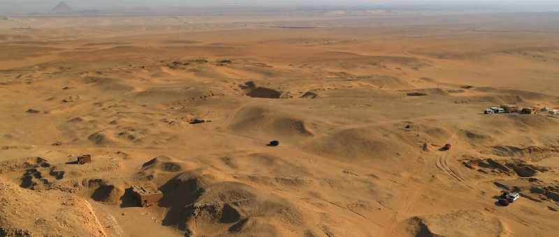 A patch of open desert