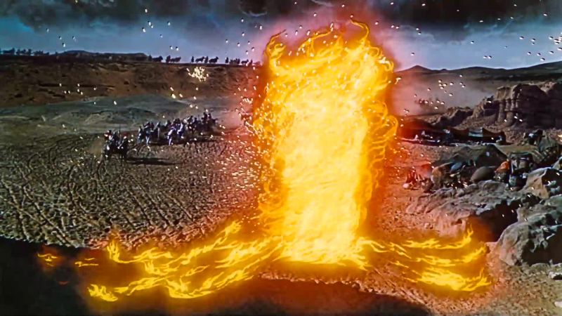 A pillar of fire! - It is the work of God!