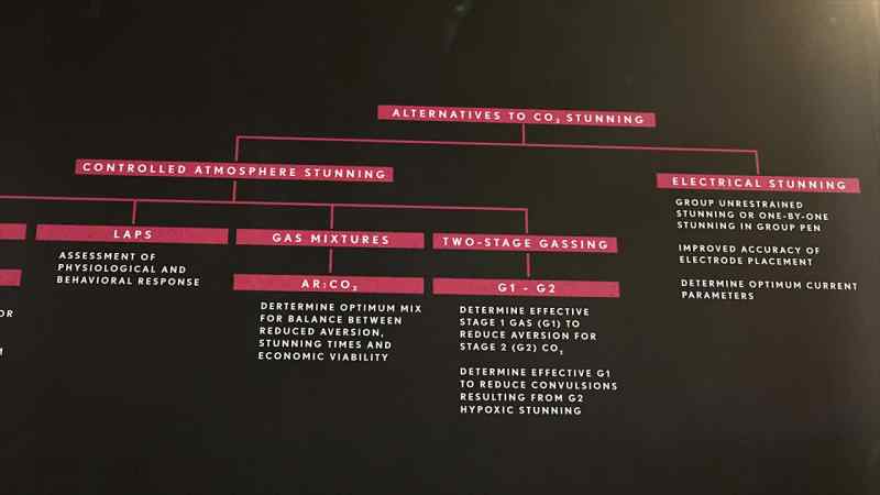 A possible alternatives may be using a non-aversive gas