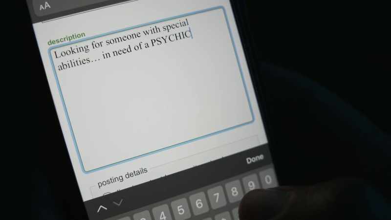 A... psychic.