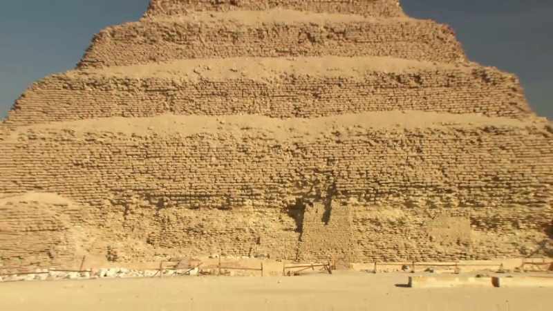 A pyramid is very stable because of having a large base