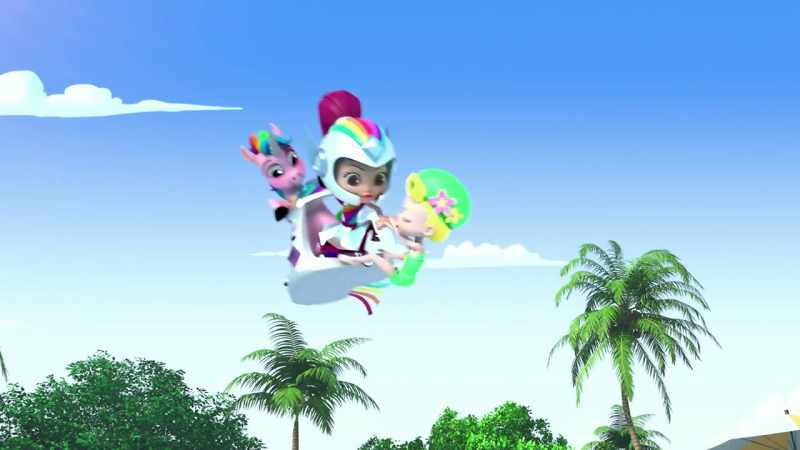 A Rainbow Ranger? I was about to dive! Let me go!