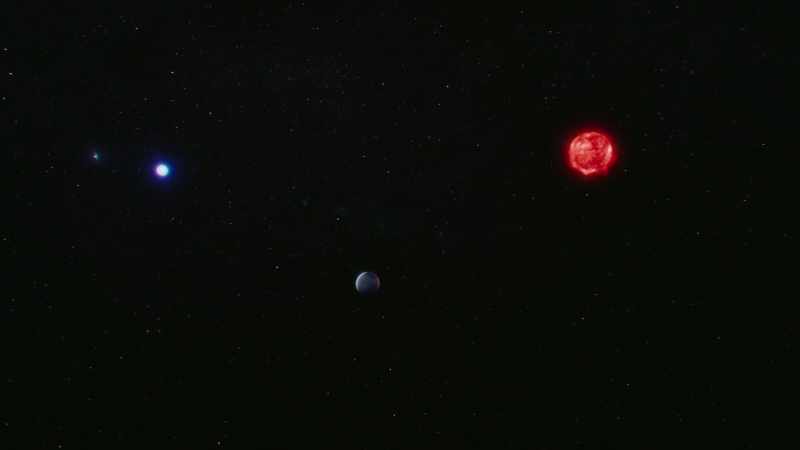 A red dwarf star will come barreling into their vicinity