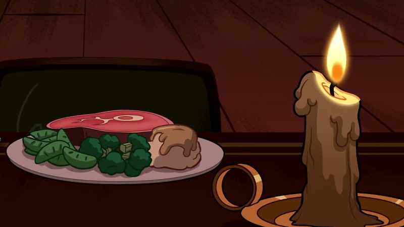 A romantic dinner!