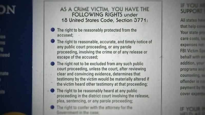 A SECRET PLAN TO EXCLUDE THE VICTIMS IS NOT