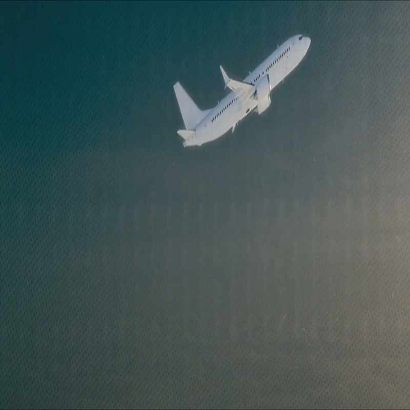 A sensor feeds the flight control computer
