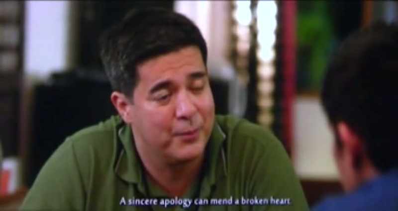 A sincere apology can mend a broken heart