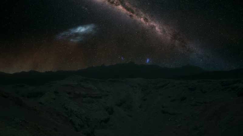 A smaller galaxy was approaching the Milky Way