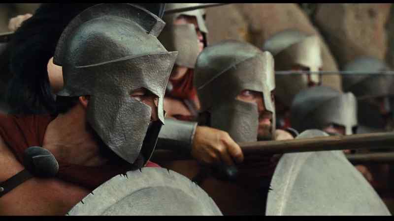 A Spartan always protects another man's rear