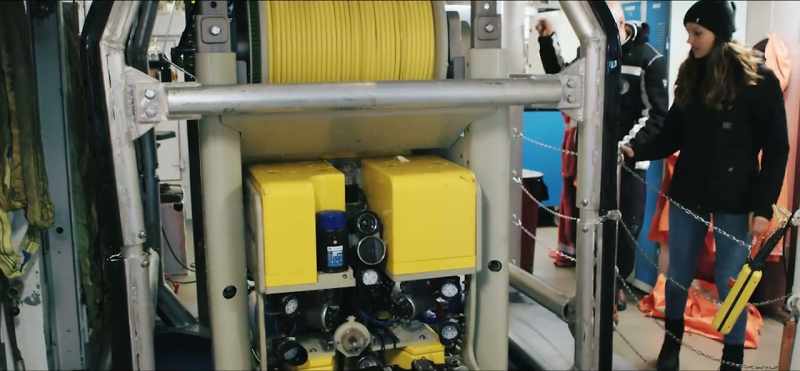 A specially built submersible