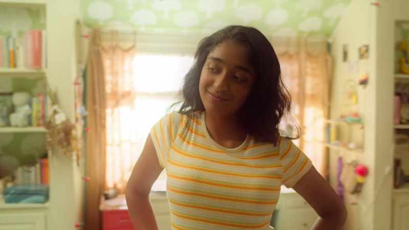 a sudden maturing in certain areas of her body