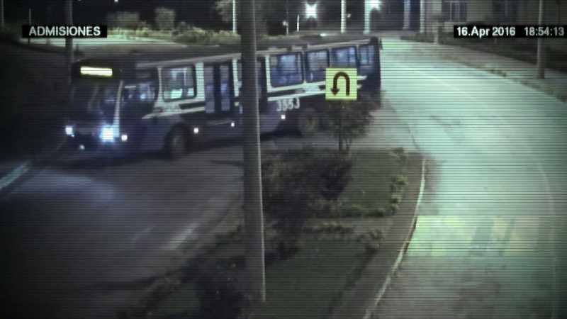 A SURVEILLANCE CAMERA RECORDS A SERIES OF UNEXPLAINED LIGHTS