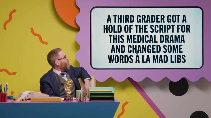 A third grader got a hold of the script